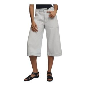 Ética Darcy High-Rise Crop Wide-Leg Culotte Jeans Size 27 NWT Light Blue color